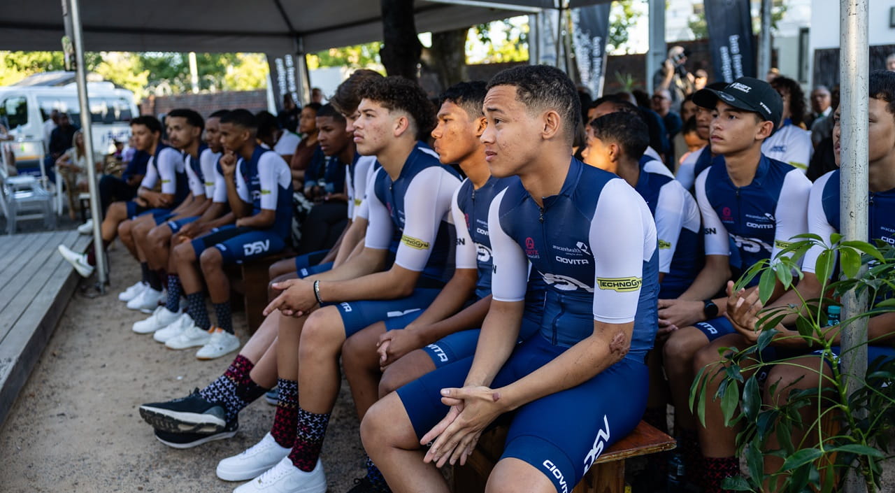 SHIFT Academy cyclists attending their 2024 graduation